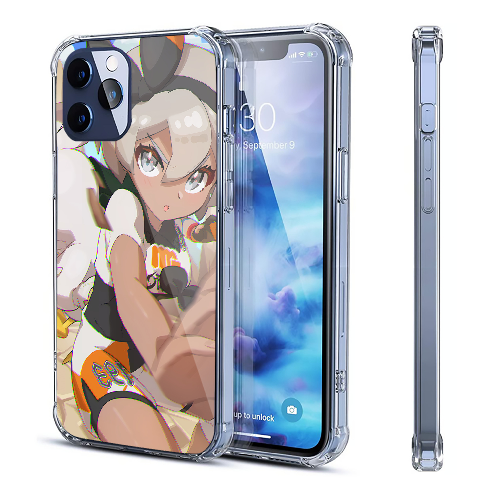 （画像用） ポケットモンスター Pokémon 【iPhone 12シリーズ対応】透明スマホケース（クリアソフトケース）